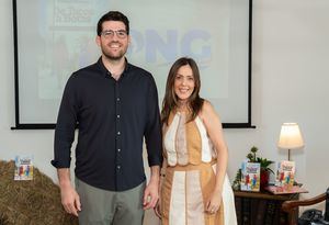 Andrés Bisonó León y Margaret Polanco