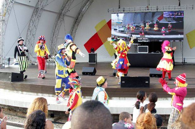  Anfiteatro de Puerto Plata acoge miles de niños en concierto Vacaciones a todo Volumen