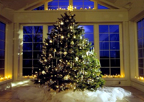 Tannenbaum, decoración del árbol de Navidad en Alemania