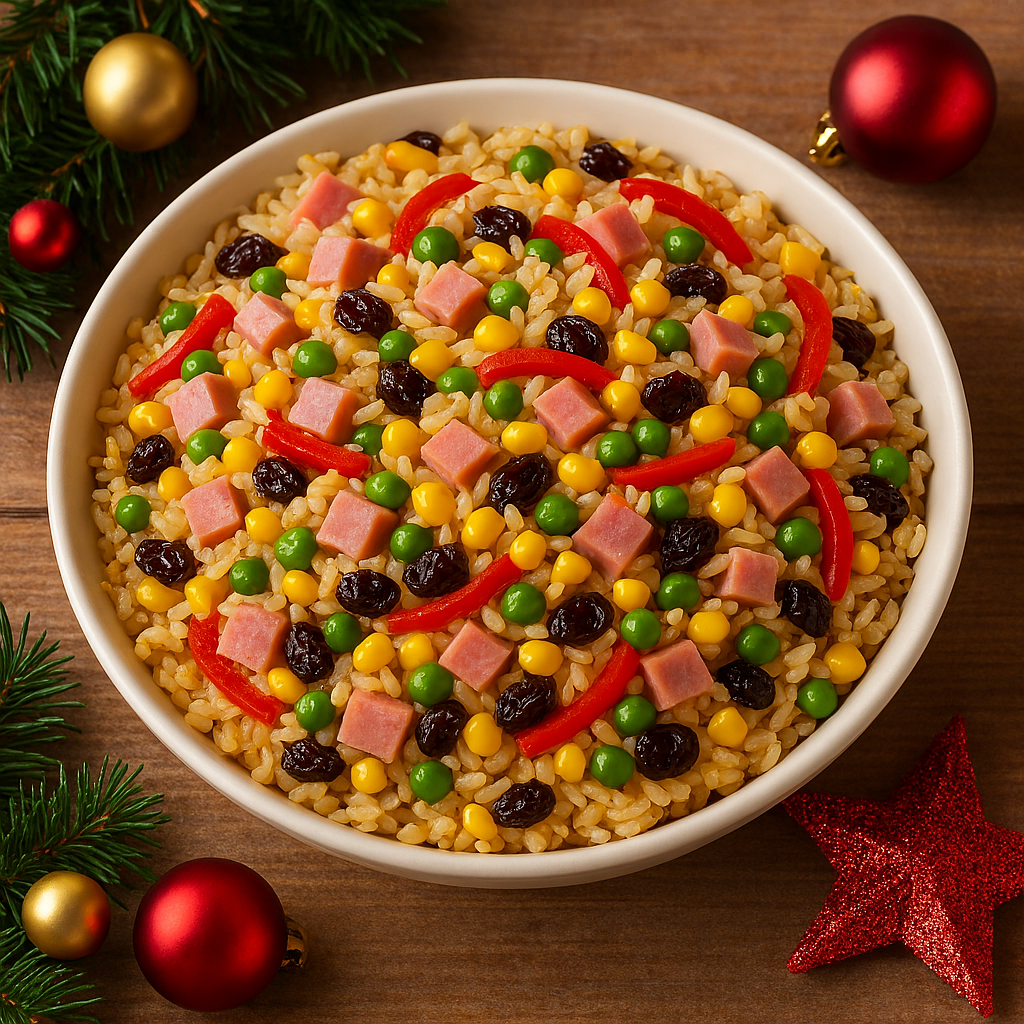 Arroz navideño: el sabor que no puede faltar en la mesa dominicana.