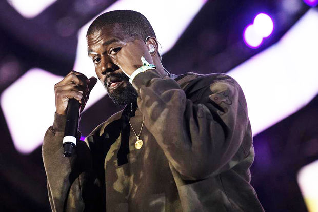En la imagen, el rapero estadounidense Kanye West. 