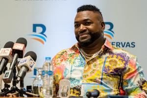 David Ortiz, emocionado en su primera visita a Cooperstown