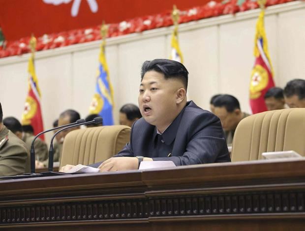 Fotografía cedida por la Agencia Central de Noticias de Corea del Norte (KCNA), que muestra al líder norcoreano, Kim Jong-un.