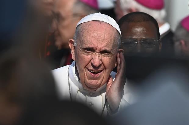 El papa Francisco el pasado domingo en Bratislava.