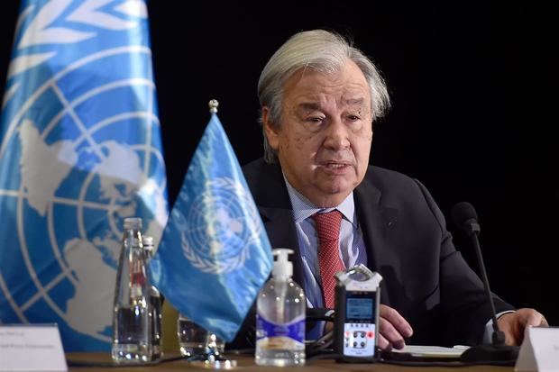 Fotografía de archivo del secretario general de la ONU, António Guterres.