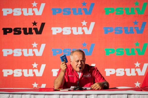 El primer vicepresidente del gobernante Partido Socialista Unido de Venezuela (PSUV), Diosdado Cabello, en una fotografía de archivo.