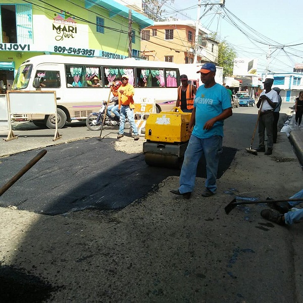 Bacheo en Duarte