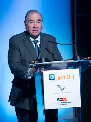 El señor Manuel García Arévalo, historiador y autor dominicano.