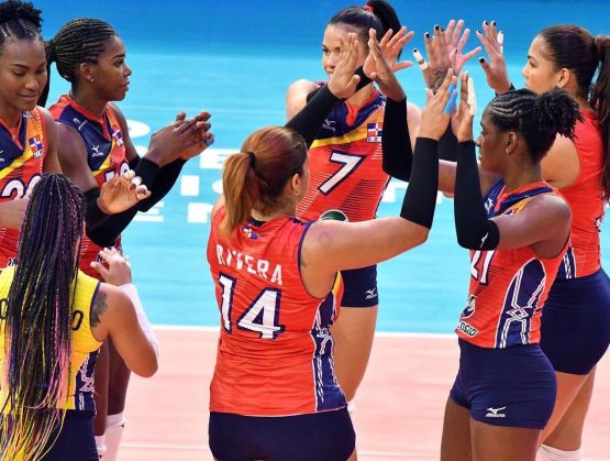 Equipo de voleibol femenino las Reinas del Caribe.