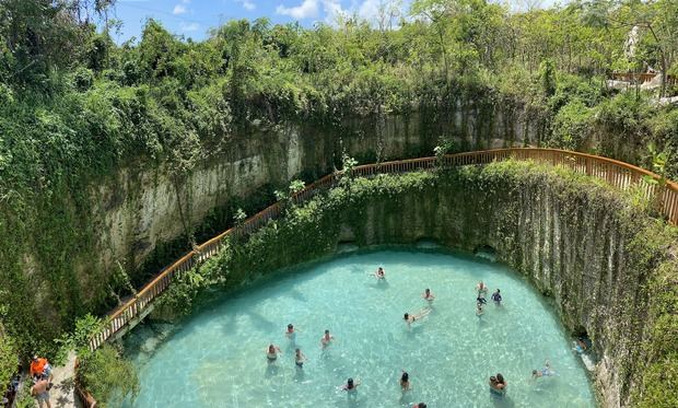 Blue Lagoon Cenote.