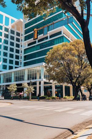Vista externa de las oficinas del Área de Banca Privada del Banco Popular
Dominicano.