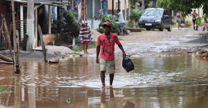 Suben a 7,440 los desplazados a causa de las lluvias en el norte