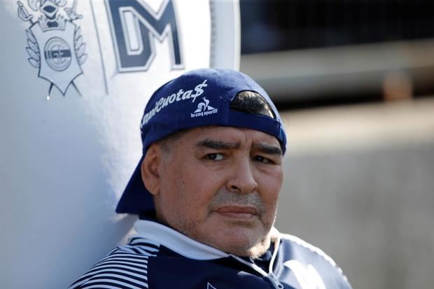 En la imagen, el exfutbolista argentino Diego Maradona.