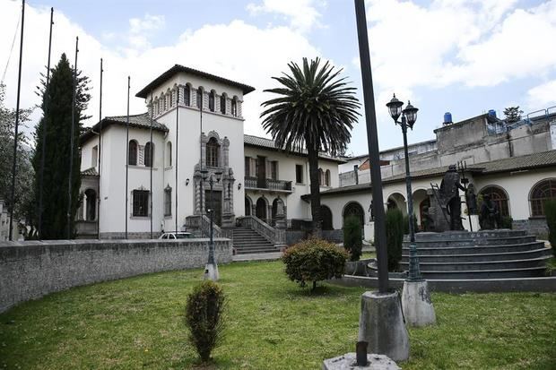 Vista de la edificación 'La Circaciana', el 20 de octubre de 2020, construida a en el siglo XIX en el barrio 'La Mariscal' de Quito, Ecuador.