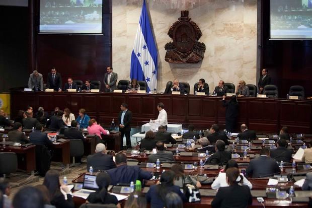 Fotografía de archivo de la vista general del Parlamento de Honduras en Tegucigalpa, Honduras.