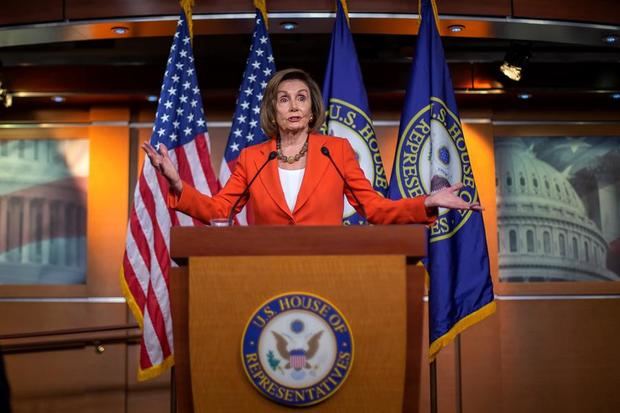 En la imagen, la presidenta de la Cámara de Representantes, Nancy Pelosi. 