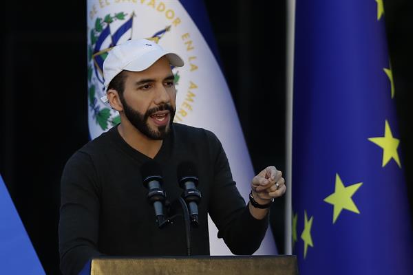 El presidente de El Salvador, Nayib Bukele,