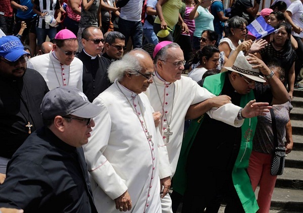 Obispos se manifiestan en Nicaragua