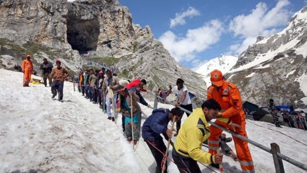 Las autoridades ordenaron la evacuación de la región de  Cachemira en la India.