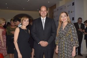 Reyna Díaz, Alejandro Cambiaso y Ambarlucia Montero.