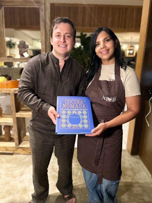 Calixto Serna y Chef Tita.