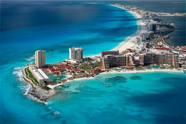 Puerto Morelos en Cancún, México.