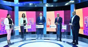 Debate reúne a cinco aspirantes a la Alcaldí­a de SDN