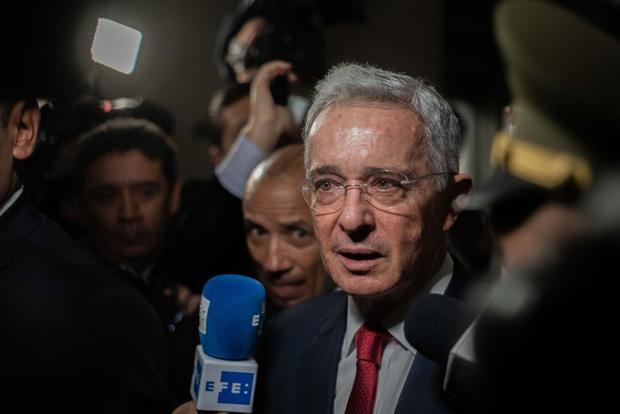 El expresidente de Colombia Álvaro Uribe Vélez.