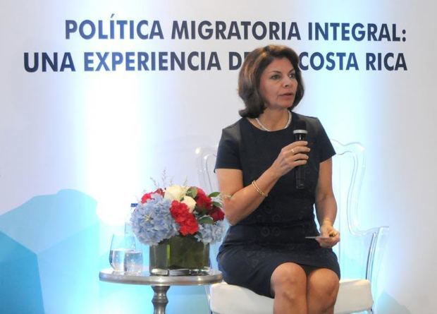 La expresidenta de Costa Rica Laura Chinchilla (2010-2014). 