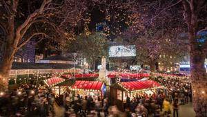 Christmas in Leicester Square, Gran Bretaña.