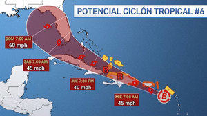 Potencial ciclón tiene en alerta a amplia zona del Caribe nororiental