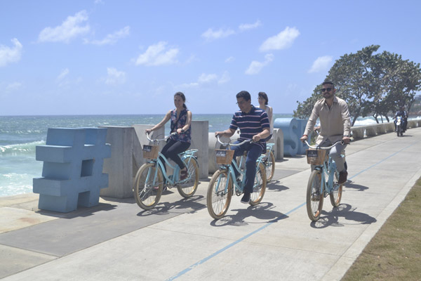 Alcalde Collado hizo recorrido de puntos para la ciclovía