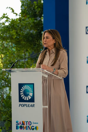 Alcaldesa del Distrito Nacional, Carolina Mejía.