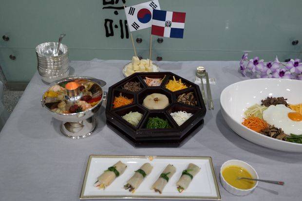 Platos de la gastronomía coreana.