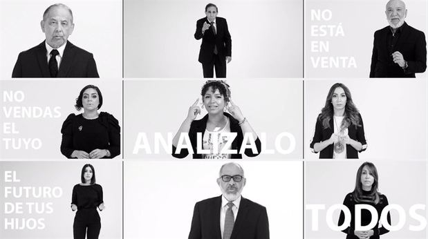 La campaña contiene mensajes claros y precisos de llamados de conciencia, tales como “si vendes tu voto, perdemos todos”; “mis planes no tienen precio”; ”la Patria no se negocia”, entre otros. 