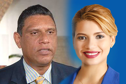 Chu Vásquez y Kimberly Taveras.