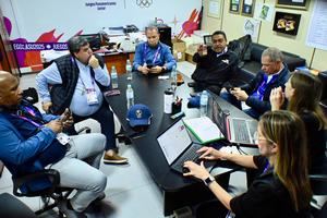 Comité Organizador visita Comité Olímpico Paraguayo