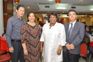 Fernando Joa, Josefina de Joa, generala Juana Francisca Campusano y Evaristo Costa