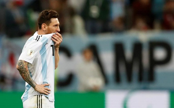 Messi no pudo ayudar a Argentina ante Croacia