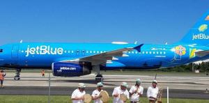 JetBlue customiza un avión con los símbolos de Puerto Rico