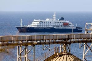 Medidas extremas: control sanitario y aislamiento garantizado durante el desembarco del crucero