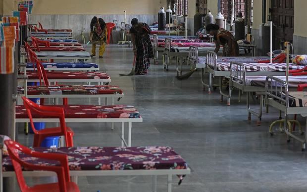 Hospital en Bombay.