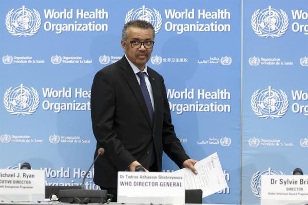 El director general de la OMS, Tedros Adhanom Ghebreyesus. 