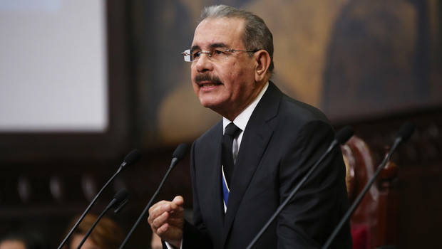 Presidente dominicano Danilo Medina. 