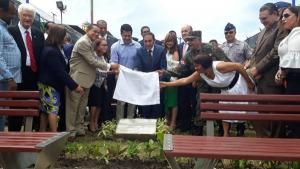 Alcaldía del DN inaugura parque en honor a Cruz Jiminián en Cristo Rey