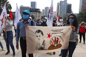 Poca afluencia en protesta contra López Obrador en la capital mexicana