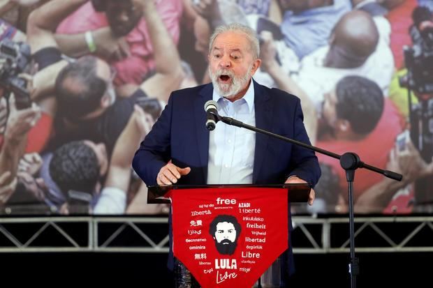 El expresidente brasileño Luiz Inácio Lula da Silva.