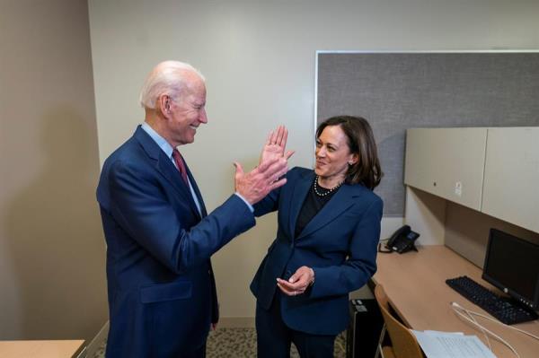 Joe Biden y Kamala Harris.