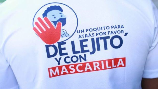 Mily Pérez C: Provincia Salcedo inicia campaña “De Lejito y con Mascarilla”.