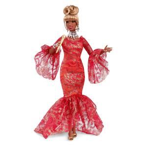 Fotografía cedida por Mattel donde aparece una muñeca Barbie de la cantante Celia Cruz lanzada con motivo del inicio del Mes de la Herencia Hispana.